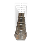 Заглушка для труб нержавеющая AISI316 1.25"