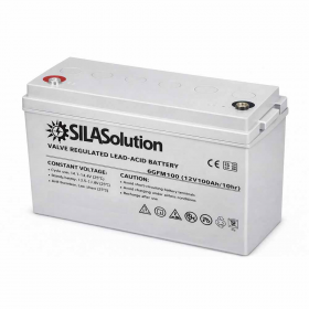 Свинцово-кислотный тяговый аккумулятор SilaSolution GFM12-100 12V/100Ah