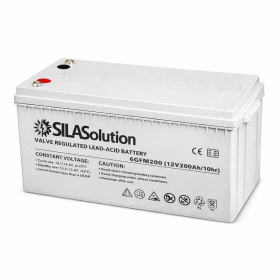 Свинцово-кислотный тяговый аккумулятор SilaSolution GFM12-200 12V/200Ah