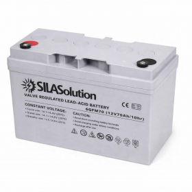 Свинцово-кислотный тяговый аккумулятор SilaSolution GFM12-70 12V/70Ah