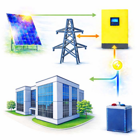 Солнечная электростанция «Офис - 1» (Независимость+Экономия)