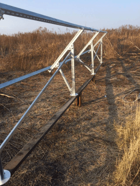 Комплект установки 8-ми солнечных батарей на землю